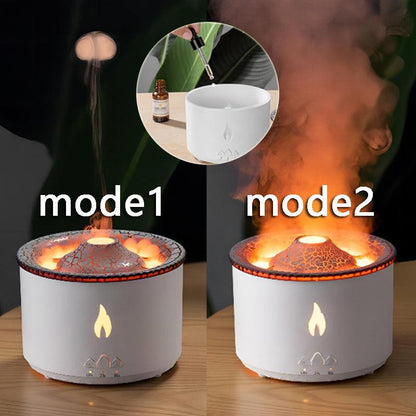 Multifunctional Aromatherapy Diffuser with Simulated Flame and Jellyfish Effects-2