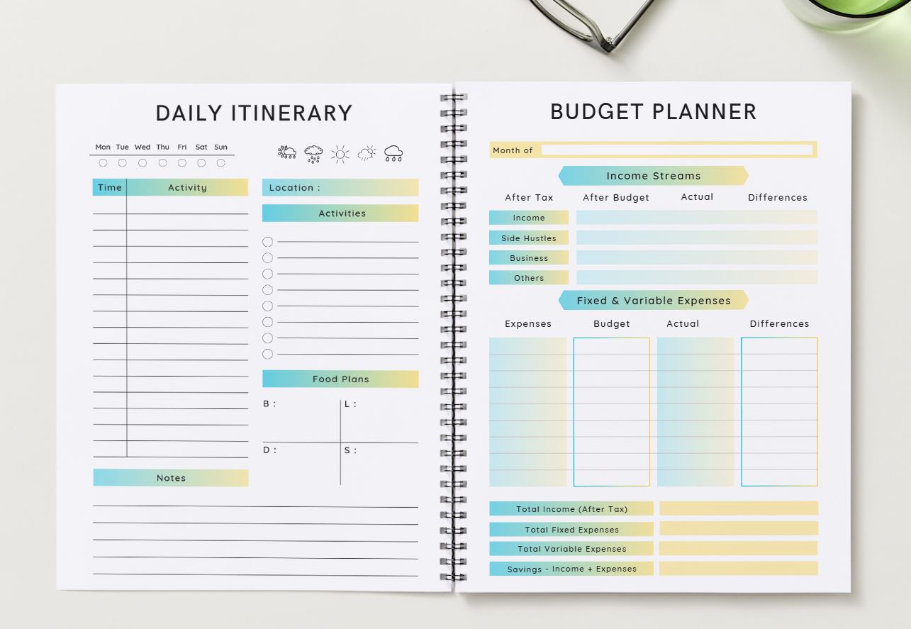 Travel Planner DIGITAL DOWNLOAD