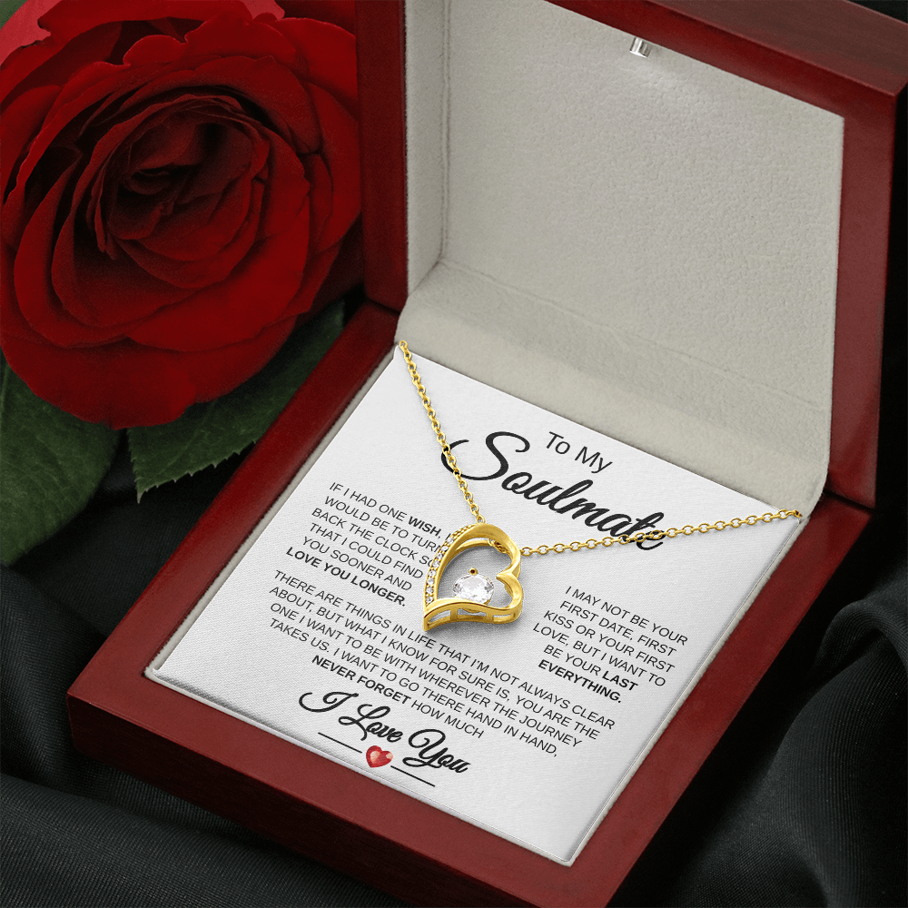 "To My Soulmate" Forever Love Necklace: A Timeless Symbol of Your Unbreakable Bond